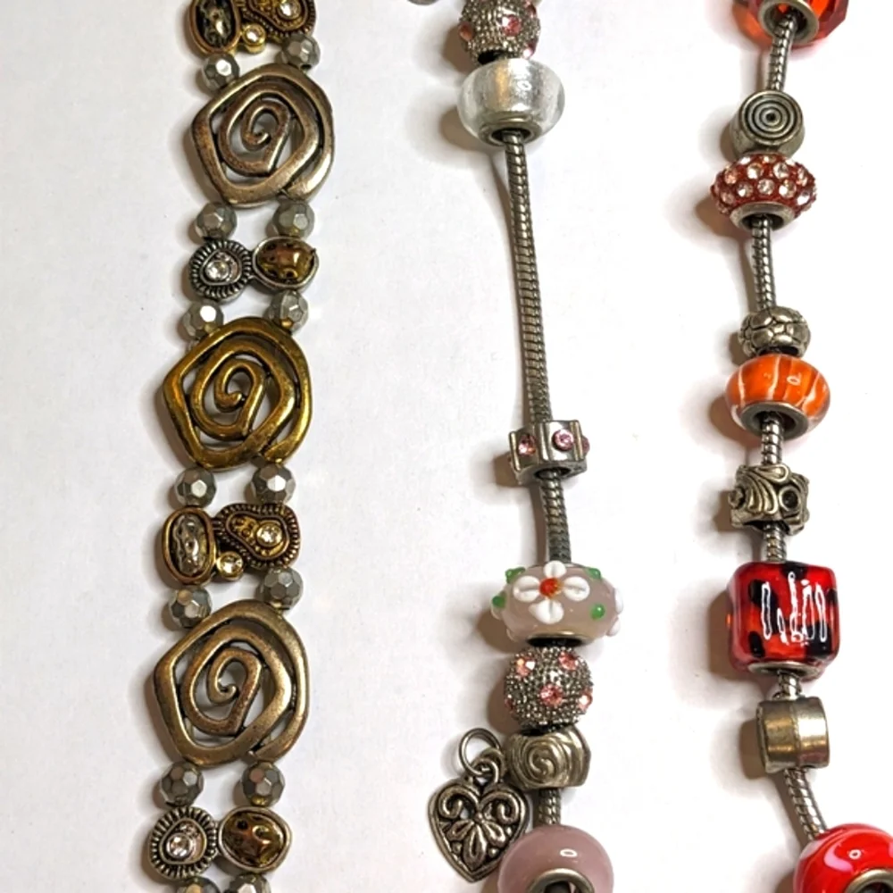 Vintage 3 Swap & Geneva Watches with 24‎ Interchangeable  Fashion Watch Bands